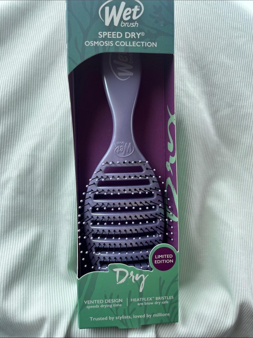 Wet Brush Speed Dry Osmosis Collection Lavender Hair Brush